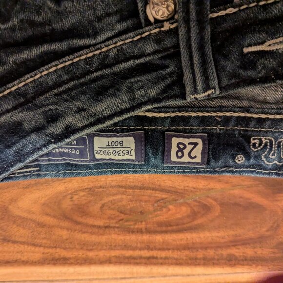 MISS ME BOOT CUT JEANS SIZE 28 - Picture 10 of 14